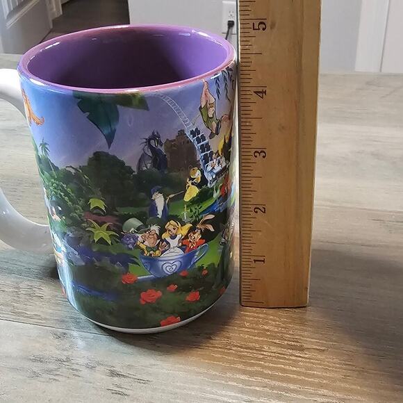 Walt Disney World Grandma Coffee Mug Purple Ceramic Mickey Minnie Monorail Retro - Picture 10 of 10